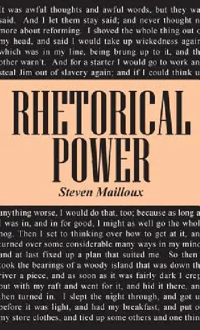 Buy Rhetorical Power (English, Steven Mailloux) — BookShops.in