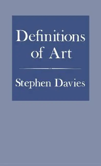 Buy Definitions of Art (English, Stephen Davies) — BookShops.in