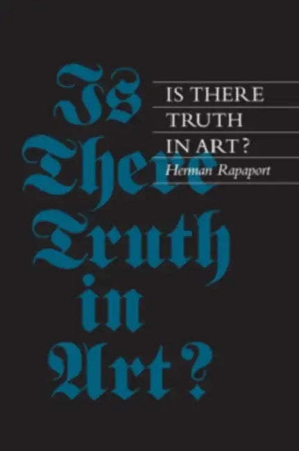 Buy Is There Truth in Art? (English, Herman Rapaport) — BookShops.in