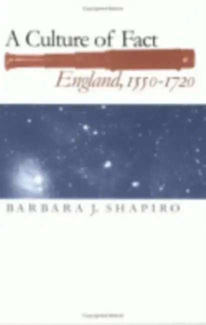 Buy A Culture of Fact (English, Barbara J. Shapiro) — BookShops.in