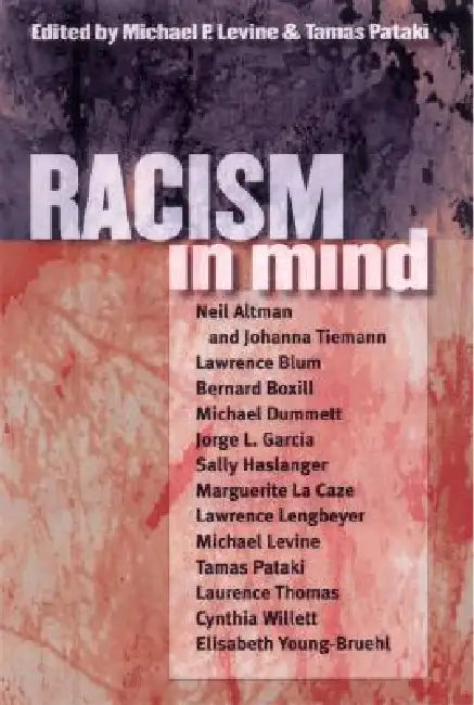 Buy Racism in Mind (English, Michael P. Levine | Tamas Pataki) — BookShops.in