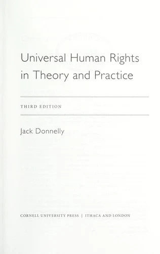 Buy Universal Human Rights in Theory and Practice (English, Jack Donnelly) — BookShops.in