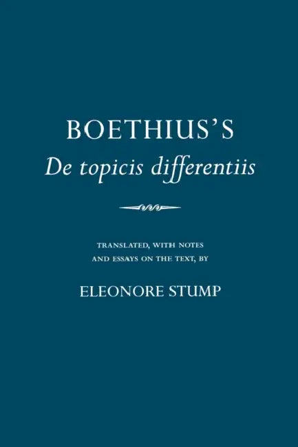 Buy Boethius's de Topicis Differentiis (English, Boethius | Eleonore Stump) — BookShops.in