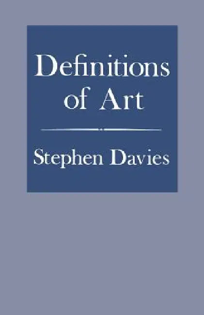 Buy Definitions of Art (English, Stephen Davies) — BookShops.in