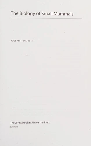 Buy Biology of Small Mammals (English, Joseph F. Merritt) — BookShops.in