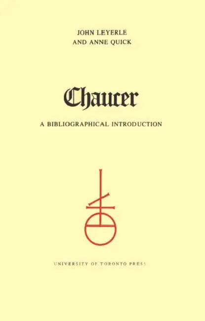Buy Chaucer (English, John Leyerle | Anne Quick) — BookShops.in