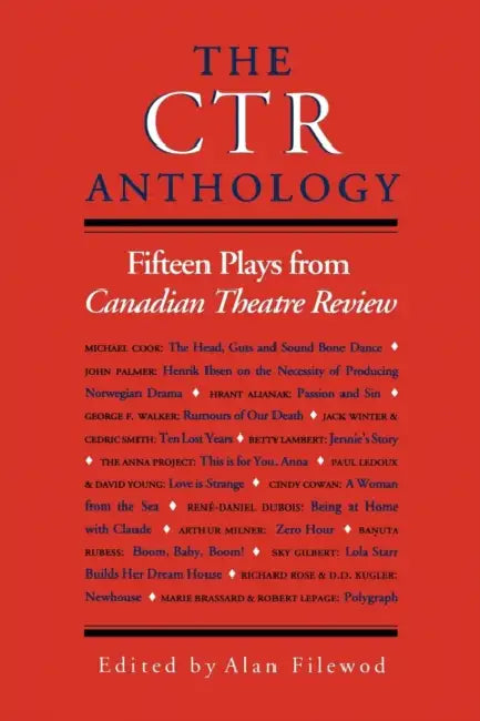 Buy The CTR Anthology (English, Alan Filewod) — BookShops.in