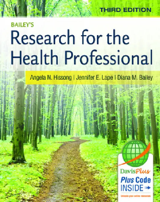 Buy Bailey's Research for the Health Professional (English, Angela N. Hissong | Jennifer E. Lape | Diana M. Bailey) — BookShops.in