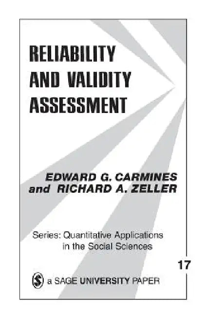 Buy Reliability and Validity Assessment (English, Edward G. Carmines | Richard A. Zeller) — BookShops.in