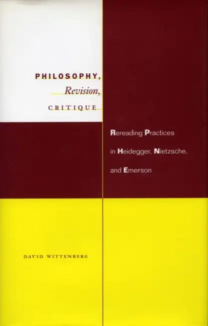 Buy Philosophy, Revision, Critique (English, David Wittenberg) — BookShops.in