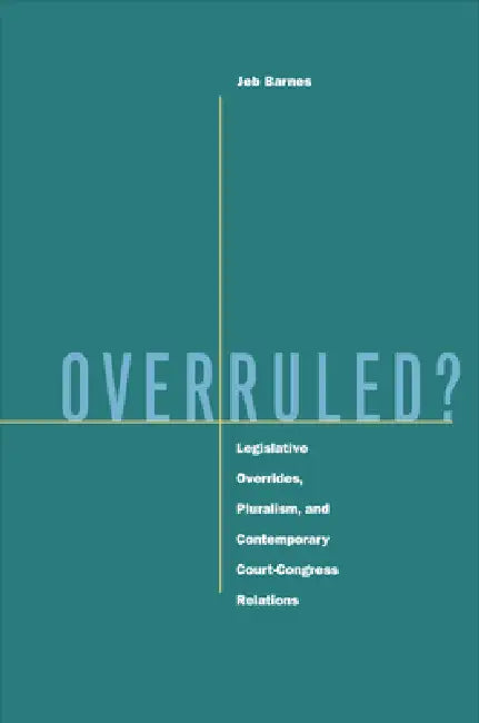 Buy Overruled? (English, Jeb Barnes) — BookShops.in