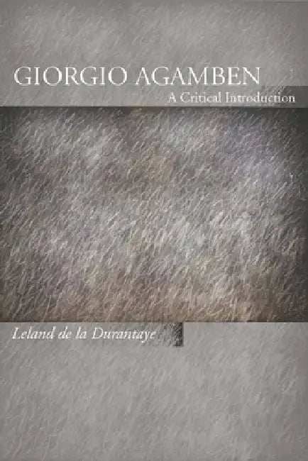 Buy Giorgio Agamben (English, Leland de la Durantaye) — BookShops.in