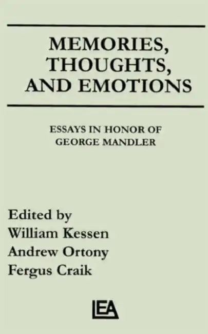 Buy Memories, Thoughts, and Emotions (English, William Kessen) — BookShops.in