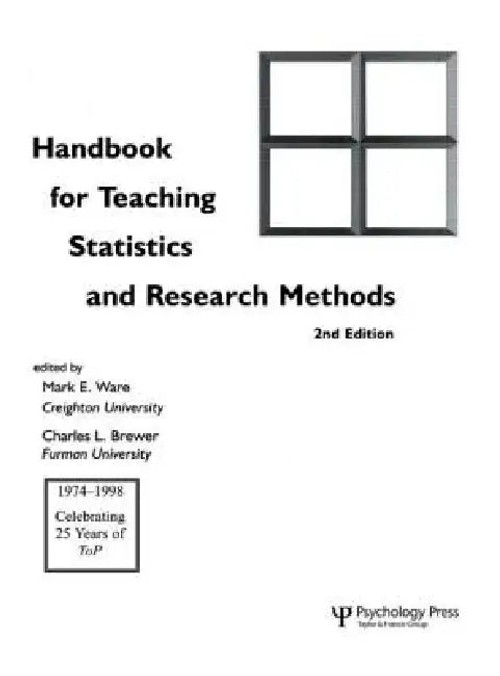 Handbook for Teaching Statistics and Research Methods – Mark E. Ware view 4