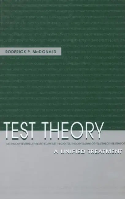 Buy Test Theory (English, Roderick P. McDonald) — BookShops.in