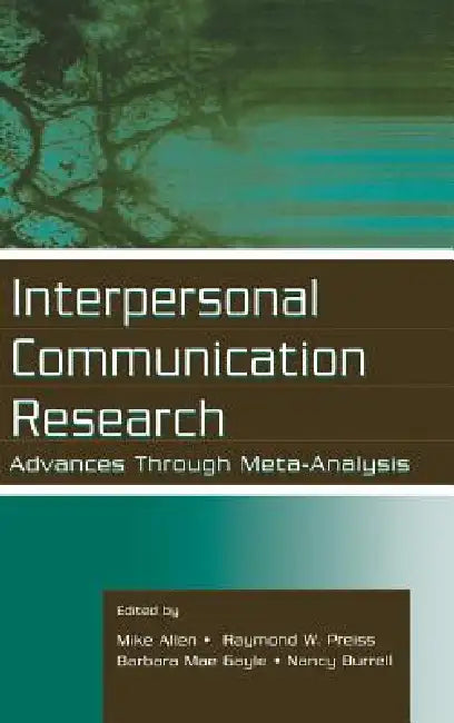 Buy Interpersonal Communication Research (English, Mike Allen | Raymond W. Preiss | Barbara Mae Gayle) — BookShops.in