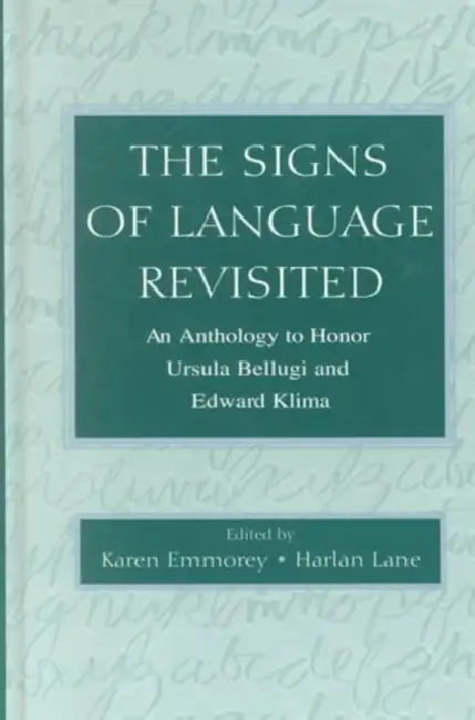 Buy The Signs of Language Revisited (English, Karen Emmorey) โ BookShops.in