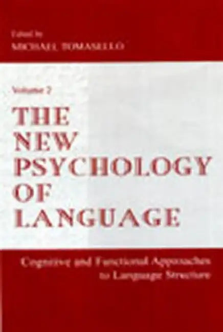 Buy The New Psychology of Language (English, Michael Tomasello) — BookShops.in