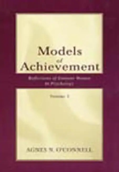 Buy Models of Achievement (English, Agnes N. O'Connell) โ BookShops.in