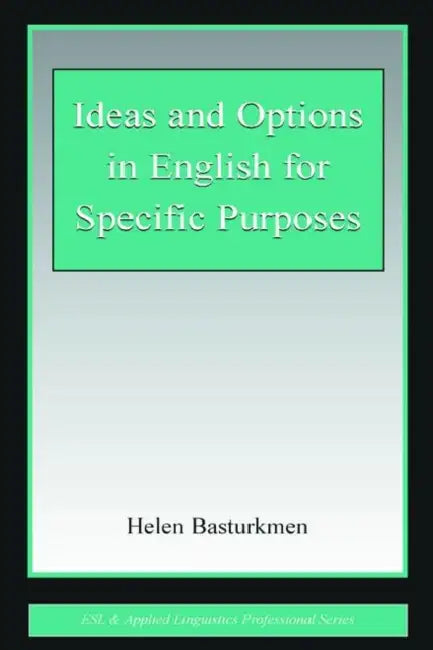 Buy Ideas and Options in English for Specific Purposes (English, Helen Basturkmen) — BookShops.in