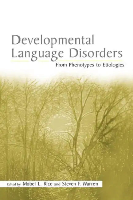 Buy Developmental Language Disorders (English, Mabel L. Rice) — BookShops.in