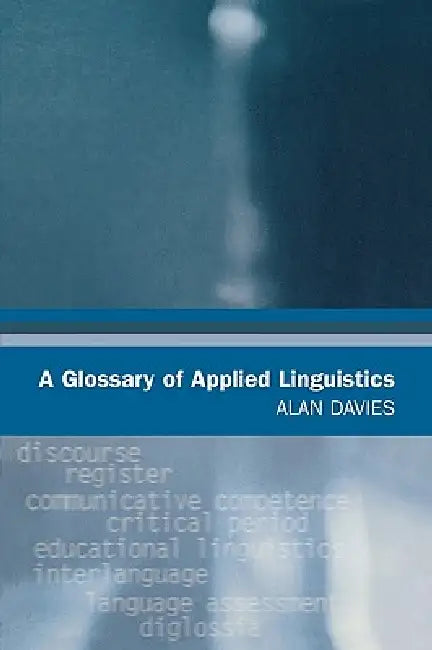 Buy A Glossary of Applied Linguistics (English, Alan Davies) — BookShops.in