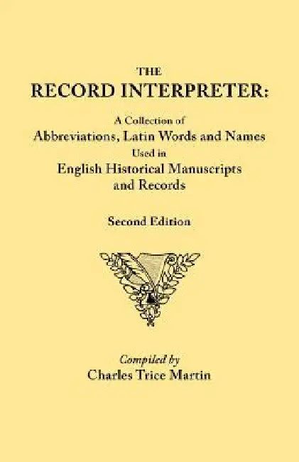 Buy Record Interpreter (English, Charles Trice Martin) — BookShops.in