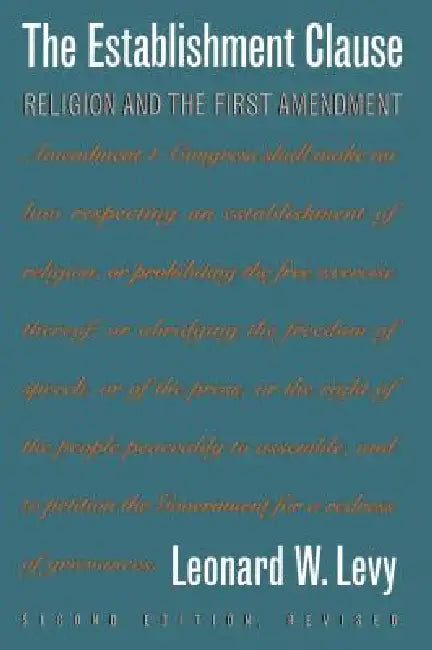 Buy Establishment Clause (English, Leonard W. Levy) — BookShops.in