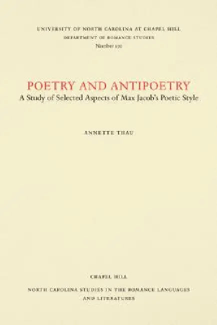 Buy Poetry and Antipoetry (English, Annette Thau) — BookShops.in