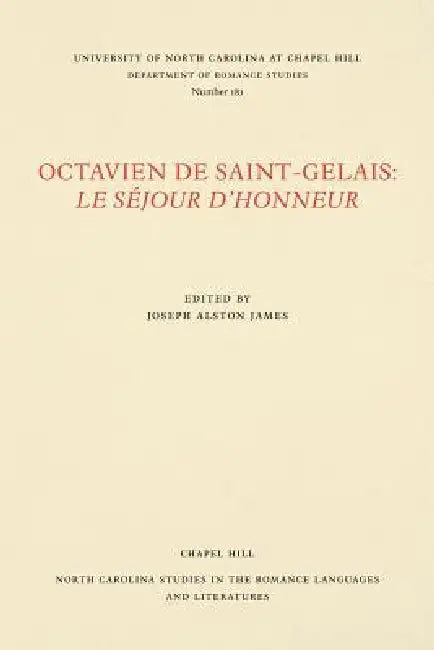 Buy Octavien de Saint-Gelais (English, Joseph Alston James) — BookShops.in