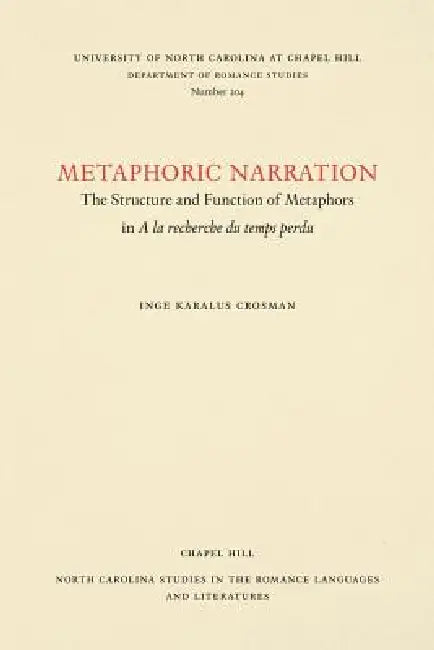 Buy Metaphoric Narration (English, Inge Karalus Crosman) — BookShops.in