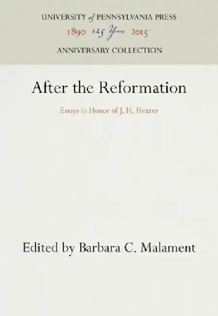 Buy After the Reformation (English, Barbara C. Malament) — BookShops.in