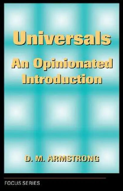 Buy Universals (English, Armstrong D. M.) — BookShops.in