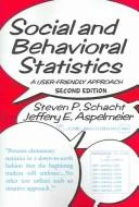 Buy Social and Behavioral Statistics (English, Steven P. Schacht) — BookShops.in