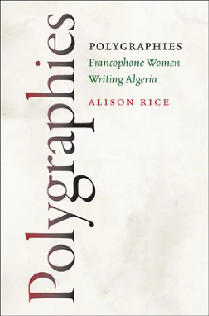 Buy Polygraphies (English, Alison Rice) — BookShops.in