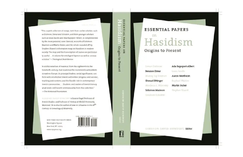 Buy Essential Papers on Hasidism (English, Gershon David Hundert) — BookShops.in