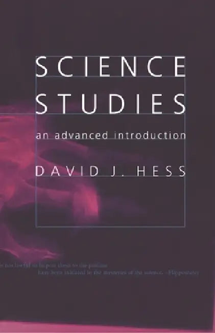 Buy Science Studies (English, David J. Hess) โ BookShops.in