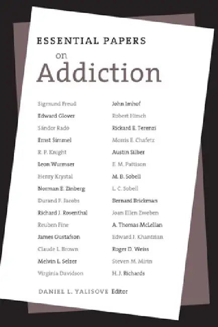 Buy Essential Papers on Addiction (English, Daniel L. Yalisove) — BookShops.in