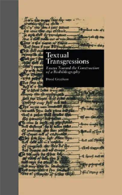 Buy Textual Transgressions (English, David Greetham) — BookShops.in