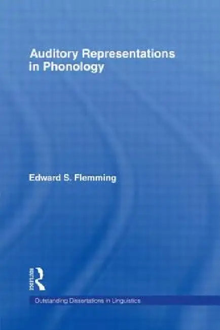 Buy Auditory Representations in Phonology (English, Edward S. Flemming) — BookShops.in