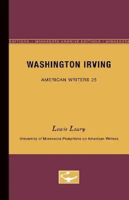 Buy Washington Irving - American Writers 25 (English, Lewis Leary) — BookShops.in