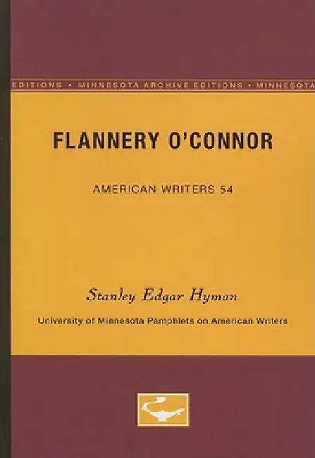 Buy Flannery O'Connor - American Writers 54 (English, Stanley Edgar Hyman) — BookShops.in