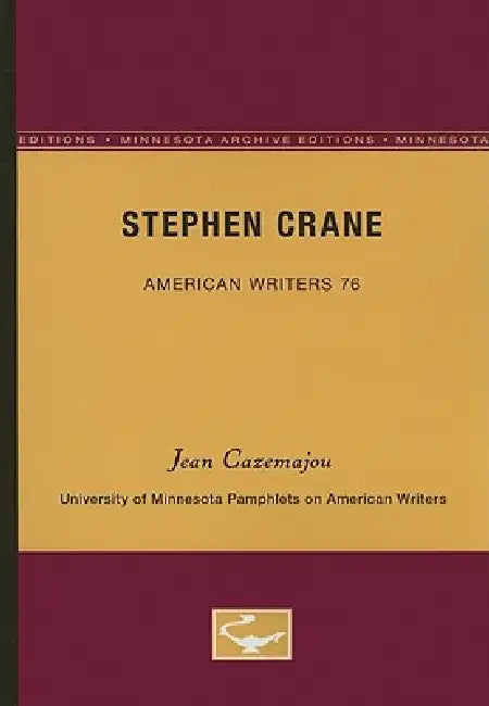 Buy Stephen Crane - American Writers 76 (English, Jean Cazemajou) — BookShops.in