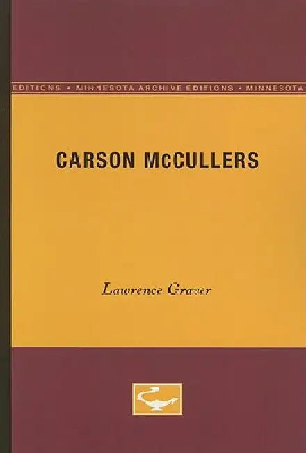 Buy Carson McCullers (English, Lawrence Graver) — BookShops.in