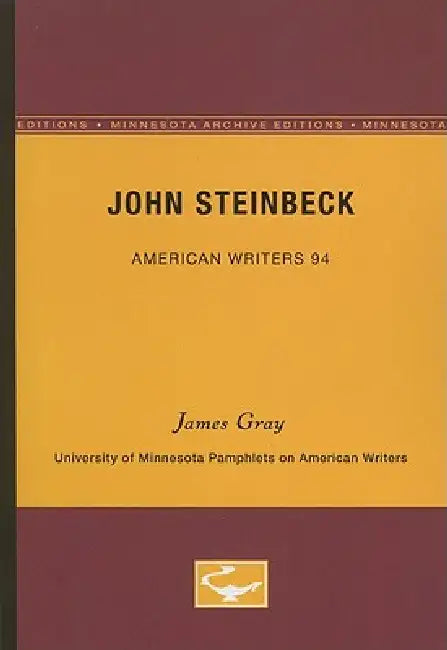 Buy John Steinbeck - American Writers 94 (English, James Gray) — BookShops.in