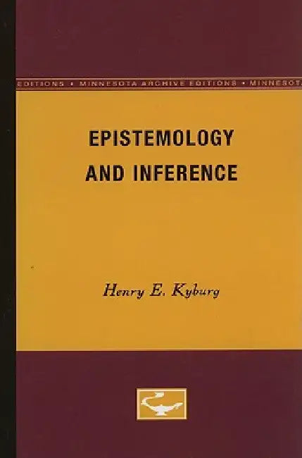 Buy Epistemology and Inference (English, Jr. Kyburg Henry E.) — BookShops.in