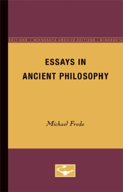 Buy Essays in Ancient Philosophy (English, Michael Frede) — BookShops.in