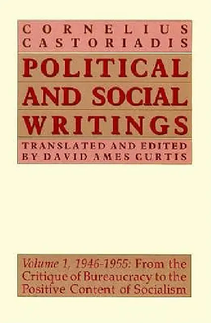 Buy Political and Social Writings (English, Cornelius Castoriadis) — BookShops.in