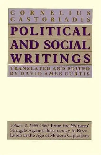 Buy Political and Social Writings (English, Cornelius Castoriadis) — BookShops.in