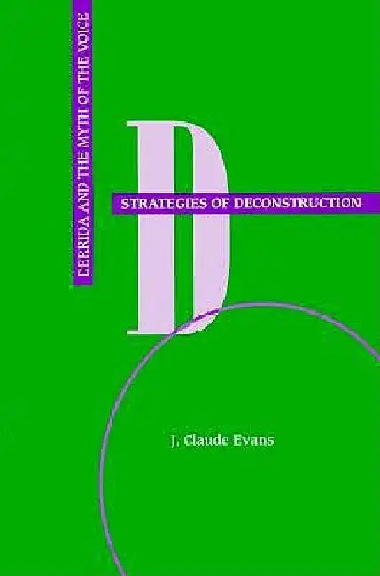 Buy Strategies of Deconstruction (English, J. Claude Evans) — BookShops.in